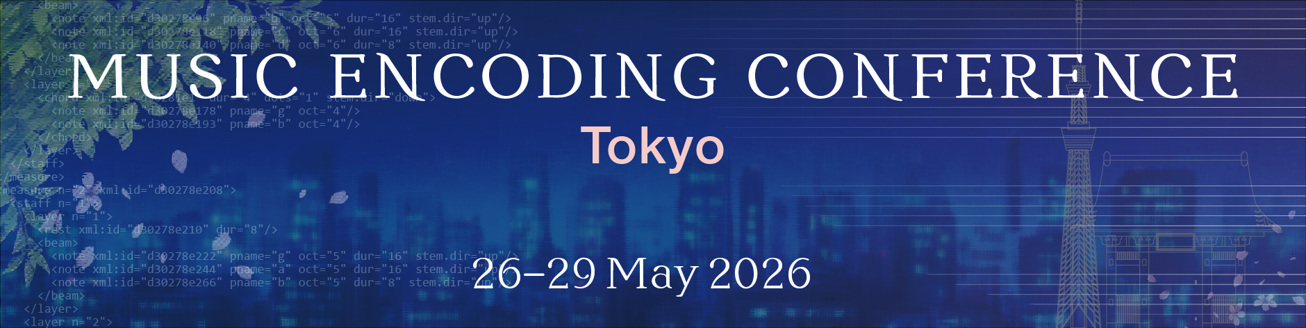 Music Encoding Conference banner